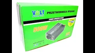 IPS-500 12V 350W/500W Volt Polska - Test przetwornicy