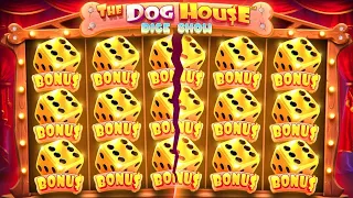 СОБАКИ ОКУПАЮТ КАЖДУЮ БОНУСКУ!!!БОНУСКИ В СЛОТЕ DOG HOUSE DICE SHOW!!!