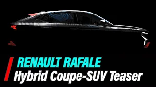 Renault Rafale Hybrid Coupe-SUV Debuts On June 18