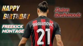 Zlatan Ibrahimovic birthday special pes2020 freekick montage