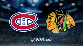 Lindgren shuts down Hawks as Canadiens win, 2-0