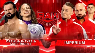 Drew McIntyre & Matt Riddle Vs Imperium - WWE Raw 10/07/2023 (En Español)