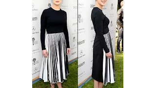 Rosamund Pike Displays Teeny Waist a Month After Giving Birth: See the Star's Post-Baby Body