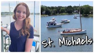 St. Michaels Maryland Vlog Part 1 | Chesapeake Bay Maritime Museum - Antique & Classic Boat Festival