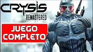 CRYSIS REMASTERED Película JUEGO COMPLETO Español gameplay completo Historia Full Game 1080 60fps PC