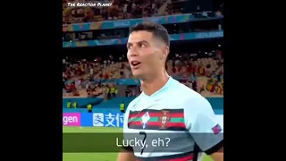 Cristiano Ronaldo's conversation with Belgium goalkeeper after Euro 2020 defeat