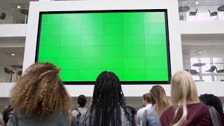 Big TV Green Screen Chroma Key in 4K 1080p