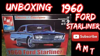 Unboxing: AMT 1960 Ford Starliner 1/25 scale model kit