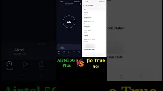 Jio True 5G vs Airtel 5G Plus | Realme 9 Pro 5G #shorts