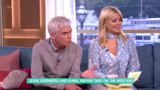 Jesse Eisenberg Can't Believe What We Talk About On British TV | This Morning