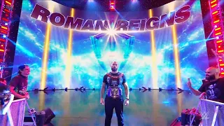 Roman Reigns Entrance after gets pinned by Jey Uso: WWE SmackDown, July 7, 2023