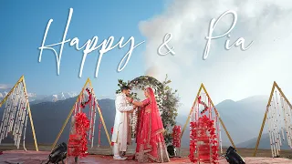 Happy & Pia |Triyoginaryan Temple | Cinematic Wedding Film| Film Box Productions | Delhi