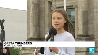 Thunberg rallies climate activists for German vote 'of a century' • FRANCE 24 English