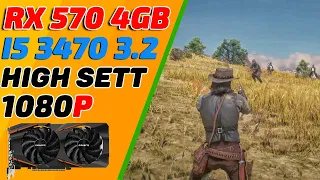 Red Dead Redemption - RX 570 4GB - i5 3470 3.2 - 8GB Ram - 1080p
