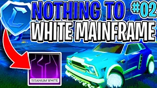 *NEW* TRADING FROM 100 CREDITS TO WHITE MAINFRAME! *EP2* | Rocket League
