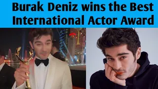 Burak Deniz Received the Best International Actor Award by DIAFA #burakdeniz #burak#murat
