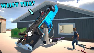 WE TRIED STARTING OUR NEW ENGINE AND THIS HAPPENED!! - MY GARAGE (MULTIPLAYER)