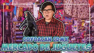 Visitando uno de los Mejores Mercados de Juguetes en México - Mercado Coyoacán | El tio pixel