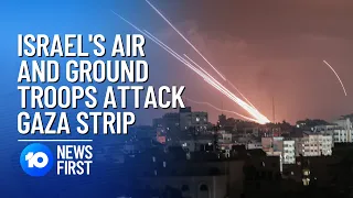 Israel Launches Military Offensive On Gaza. I 10 News First