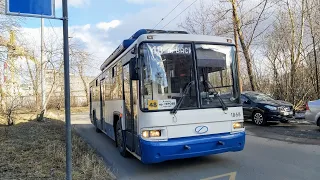 Троллейбус, маршрут №48 БТЗ-52768Т б.1868 (03.04.2022) Санкт-Петербург