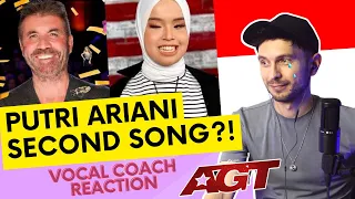 YAZIK reacts to Putri Ariani  - Sorry Seems To Be The Hardest Word | America's Got Talent