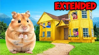 I Built A $100,000 Golden Hamster House - EXTENDED