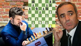 Excellent chess game | Garry Kasparov vs Magnus Carlsen