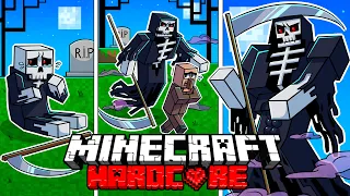 I Survived 100 DAYS as the GRIM REAPER in HARDCORE Minecraft!