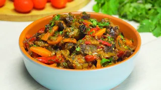 An amazing combination of vegetables and spices! The famous AJAPSANDAL. Recipe by Always Yummy!