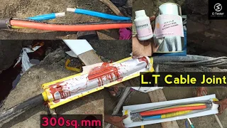 300 sqmm L.T UG cable joint | E Tester