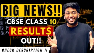 CBSE Class 10 Results Out !! Check Description