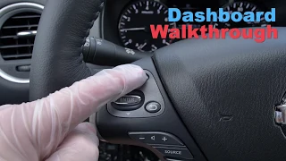 Change Car Color and More-Dashboard Walkthrough|2020 Nissan Pathfinder SL