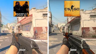 CS2 vs CS:GO - Details and Physics Comparison