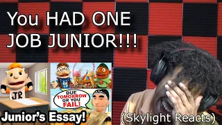 Nah!!! He Tweaking SML Movie: Junior's Essay! | (Skylight Reacts)