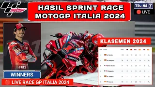 Hasil MotoGP Hari ini - Hasil Sprint Race Gp Italia 2024 - Jadwal motogp 2024