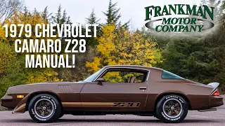 Shift Back In Time! 1979 Chevrolet Camaro Manual - Frankman Motor Co. - Walk Around & Drive!