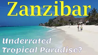 Zanzibar 4K.  Tropical Paradise in Africa. Beaches. Sights. People.