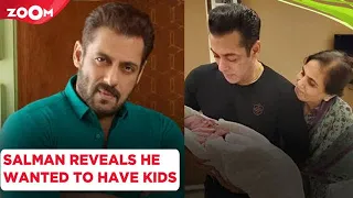 Salman Khan REVEALS he wanted to have KIDS but could not because of THIS reason | Bollywood News