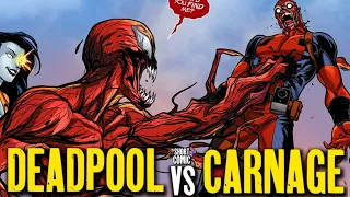 ¡El DIA que DEADPOOL enfrentó a CARNAGE! "Deadpool vs Carnage" #Shorts