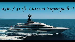 Kismet - 95m/ 312ft Lurssen Superyacht by Moran Yacht & Ship