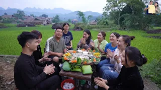 Khám phá ngôi làng Siêu Đẹp ở Hà Giang ăn toàn món ngon cùng A Hải Sapa TV Bếp Trên Bản Song Hỷ Vlog