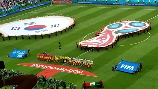 México vs korea en ( ROSTOV-ON-DON) el himno nacional en el mundial de Rusia 2018