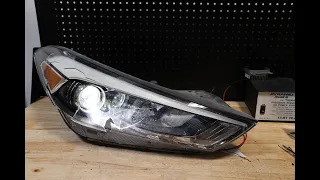 How to Disassemble a 2016-2018 Hyundai Tucson Xenon Headlight