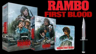 Rambo First Blood Zavvi Exclusive 4k Bluray Ultimate Collector's Edition Unboxing.