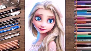 Drawing Frozen 2 - Elsa | drawholic