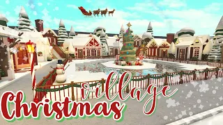 touring my Christmas town in bloxburg