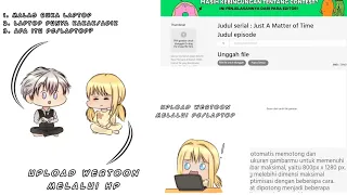 Cara Upload Webtoon melalui Laptop/HP edisi #Webtooncontest2023