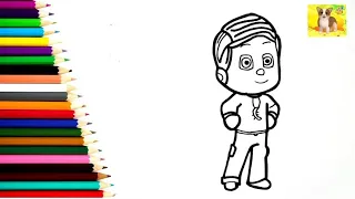Как нарисовать ГЕРОИ В МАСКАХ/Рисунок для детей#рисунки#дети
