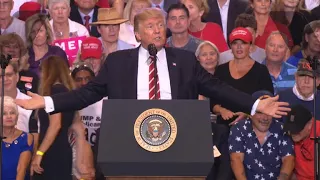 Trump defends Charlottesville remarks at Phoenix rally