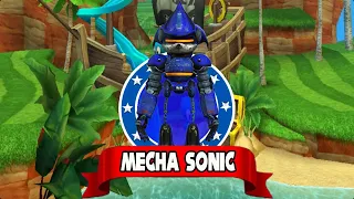 Sonic Dash - Mecha Sonic New Character Unlocked MOD & Fully Upgraded - All 61 Characters